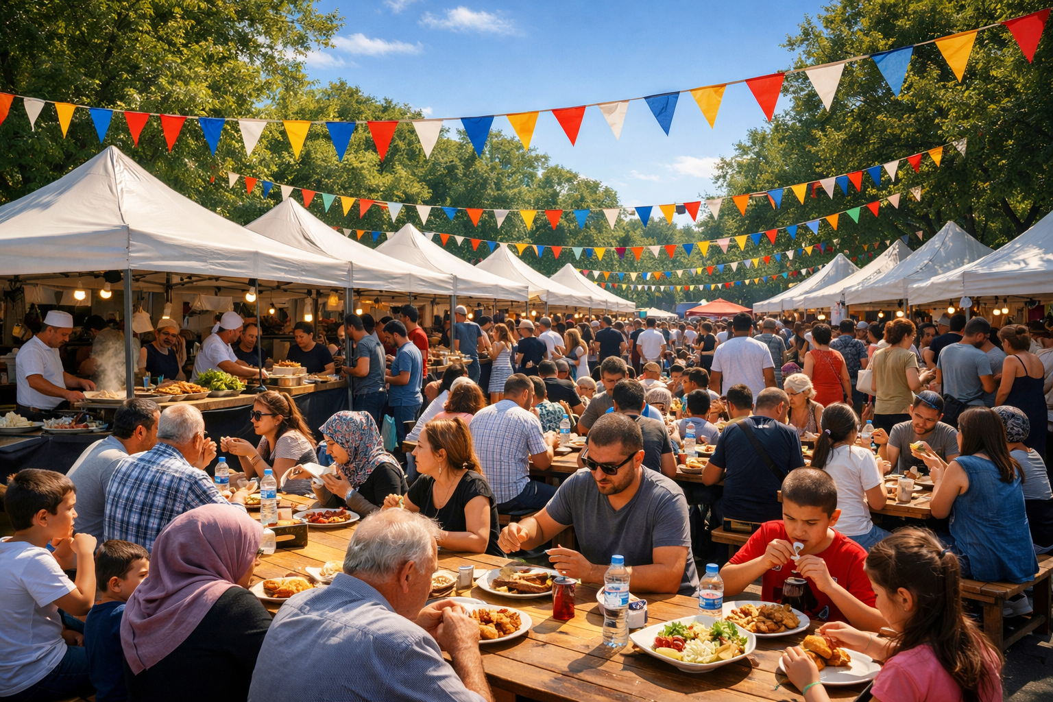 Acik hava gastronomi etkinligi
