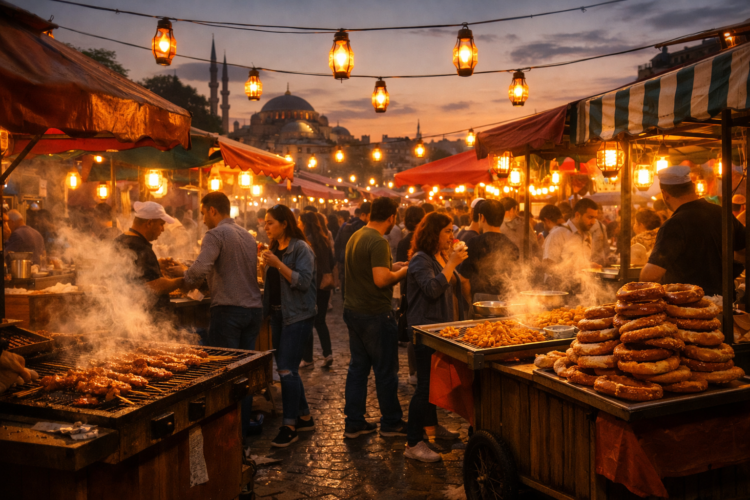 Turkiye'de bir sokak lezzeti bulusmasi
